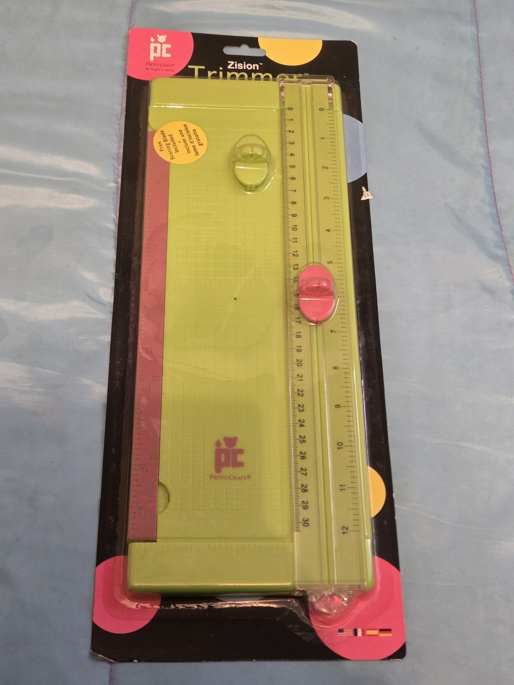 NEW! Provo Craft Zision Trimmer 12’’ Ruler Cut & Scoring Blade Crafting Tool